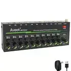 Aveek 10 Channel Mixer - Mini 10 Stereo Audio Mixer, Low-Noise for Precision ...
