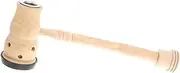 PACKOVE Moxa Stick Burner Holder Mini Wooden Moxa Box for Safe Healing Portable One Hole Design Construction Temperature with Burn Base