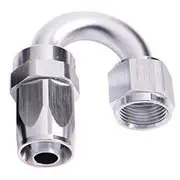 Aeroflow 100 Series Swivel Taper 180° Hose End -4AN, AF106-04S