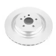 Disc Brake Rotor-Rear Genuine Geomet Coated Rotor Power Stop EBR1600EVC