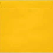 LUXPaper Square Invitation Envelopes | Peel & Press | 7 1/2" x 7 1/2" | Sunflower Yellow | 80lb. Text | 50 Qty