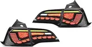 GTS Style LED Tail Lights With Dynamic Turn Signal Fit Non US Car Accessories，Compatible For Tesla Model 3 Y 2017‑2023