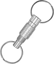 [Generic] Detachable Key Ring Quick Release | Heavy Duty Car Keychain,Quick Release Keyring Compact Lightweight Key Holder for Outdoor Travel Running Camping