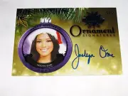 2015 Benchwarmer JASLYN OME #50 Holiday Ornament Blue Foil Autograph/5 PLAYBOY