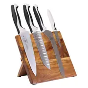Knife & Board Set 5pc -White - Mercer Culinary