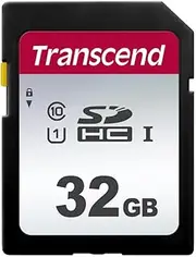Transcend High Speed 32GB SDHC Memory Card for Digital Cameras/Photo Box/Everyday Recording & Video/Car Stereo Class 10 UHS-I U1 TS32GSDC300S-E (Eco Friendly Packaging)