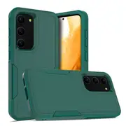 ZUSLAB Rugged Case for Galaxy S23 FE Defender Protective Heavy Duty Shockproof Dustproof Cover For Samsung S23FE (2023) - Green