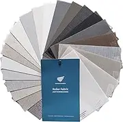 SmartWings Motorized Roller Shade Fabric Sample, Cordless Wireless Remote Control Roller Blinds for Smart Home and Office, Multi-Color
