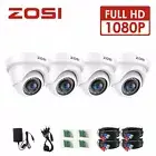 ZOSI 1080P HD 4 Dome Security Camera for Home CCTV System Outdoor IP66 3000TVL