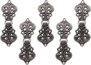 10 Pairs Vintage Sweater Shawl Clips Filigree Trivet Cape or Cloak Clasp Fastene