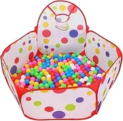 Baby Play Tent Ball Pool Sport Portable Folding Play House Puzzle for Boys Girls Toddler Birthday Gift(1.2M No Balls)