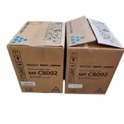 2 Ricoh Savin MP C8002 cyan blue Sealed 2019