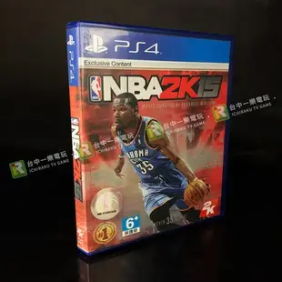 【優質二手電玩】光碟特A級品 PS4 NBA2K15 籃球【台中一樂電玩】