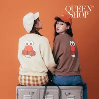 在飛比找蝦皮商城優惠-QUEENSHOP 蛋頭先生大大微笑表情衛衣 兩色售 現+預