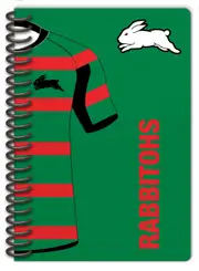 South Sydney Rabbitohs NRL Set of 2 Notebooks (A5 120 Page Notebook Notepad)