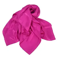 在飛比找Yahoo奇摩購物中心優惠-Hermes 緹花壓紋質感方形披肩大披巾圍巾-亮紫色