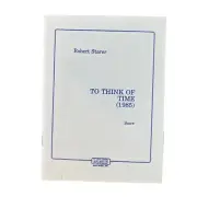To Think of Time for Soprano and String Quartet by Robert Starer New Hal Leonard