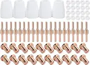 ANKROYU PT31 Plasma Cutter Consumables Premium Copper ABS Cutting Accessories Kit High Compatibility Long Service Life for CUT40 LGK40 CT312 CT416 CT518 Super160 Super160P 65PCS Se