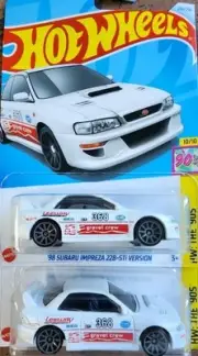 HOT WHEELS '98 SUBARU 22B-STi VERSION LOT OF 2