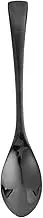 BRIGHTFUFU Stainless Steel Tableware Titanium Plated Mirror Finish Black Teaspoon for Home Hotel and Dining Use Lightweight Cutlery for Everyday Dining