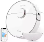 Dreametech L10 Pro Robot Vacuum and Mop, 4000Pa Strong Suction, White