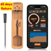Smart Wireless Meat Thermometer 100m Bluetooth Probe App for BBQ Grill Oven