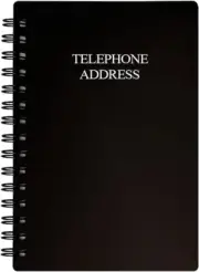 Telephone Address & Birthday Book with Tabs, Address Log Book for Contacts, with
