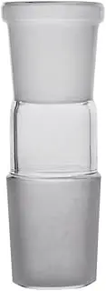 Durable glass magnification adapter for laboratory use - compatible with sizes 14/19/23/24/26/29 through 19/26/24/29/32/34/35/40/38/50/42(19-26 24-29)