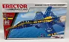 Meccano Boeing F/A 18 Super Hornet Erector Construction Metal Toy Set - NEW