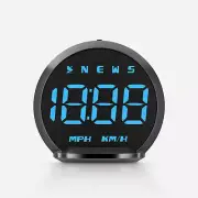 Car Head Up Display Digital HUD GPS Speedometer Meter MPH KMH Overspeed Alarm (for: Audi)