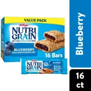 Nutri-Grain Blueberry Chewy Soft Baked Breakfast Bars, 20.8 oz, 16 Count