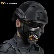 IDOGEAR Vampire Half Face Mask Scary Costume Evil Horror Gear Halloween Cosplay
