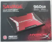 在飛比找Yahoo!奇摩拍賣優惠-[稀有精品] HyperX Savage 960GB 金士頓