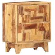 Bedside Cabinet Side Table Nightstand Telephone Stand Bedroom Solid Wood vidaXL