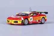 BBURAGO 1:43 FERRARI 2008 F430 GTC DIECAST MODEL RACING CAR
