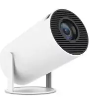 Mini Projector 4K 1080P Support Portable Projector WiFi6 Bluetooth 5. Android 11