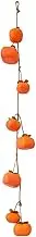 Oshhni Persimmon String Artificial Wreath Decorative,Reusable Wall Hanging Ornament Garland,for Window Porches Outdoor Living Rooms
