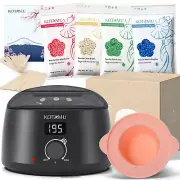 Wax Warmer Kit, KOTAMU Hair Removal Waxing Kit with 4 Hard Wax Beans Target