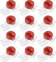 EMSea 50PCS UY Connectors K3 Telephone Cable Connectors Waterproof Gel-Filled UY Butt Splice Connectors Jelly Crimp Connectors for Data Cable Phone Wire Joints