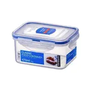 Lock & Lock Classic Rectangular Short Container 470ml Blue