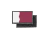 Flag patch printed badge country qatar