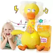 13" Talking Dancing Duck, Repeating What You Say Mimicking Recording Plush