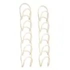 10 Hooks Rack for Baseball Caps Trendy Hat Hanger for Shawls Purses Handbags