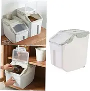 SHOWERORO Pet Food Storage Case Freezer Storage Containers Buckle Reinforcement Pp Plastic for Dry Goods Small