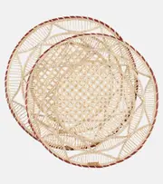 [La DoubleJ] La DoubleJ Sol set of 2 placemats One Size beige