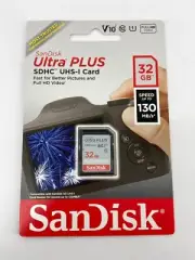 (13) SanDisk Ultra 32GB Class 10 SDHC UHS-1 Memory Card Up To 130MB/S