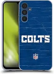 Head Case Designs Officially Licensed NFL Distressed Look Indianapolis Colts Logo Gel Case [Military Grade Protection] Compatible with Samsung Galaxy A15
