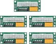 KAVJU Dual PSU Power Supply PC Block Synchronizer ADD2PSU ATX 24Pin to 4Pin Molex Connector Riser Miner Mining Adapter(5pcs Green sata)