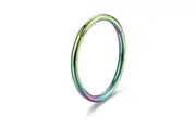 Nose Lip Ear Septum Eyebrow Tragus Cartilage Surgical Steel Body Piercing Hinged Hoop Clicker Ring