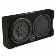 Kicker 48TRTP122 12" Shallow-mount Car Subwoofer Enclosure and Passive Radiator